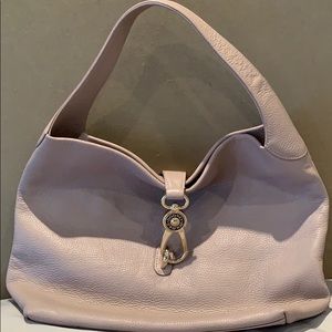 Dooney and Bourke Belvedere logo lock shoulder bag